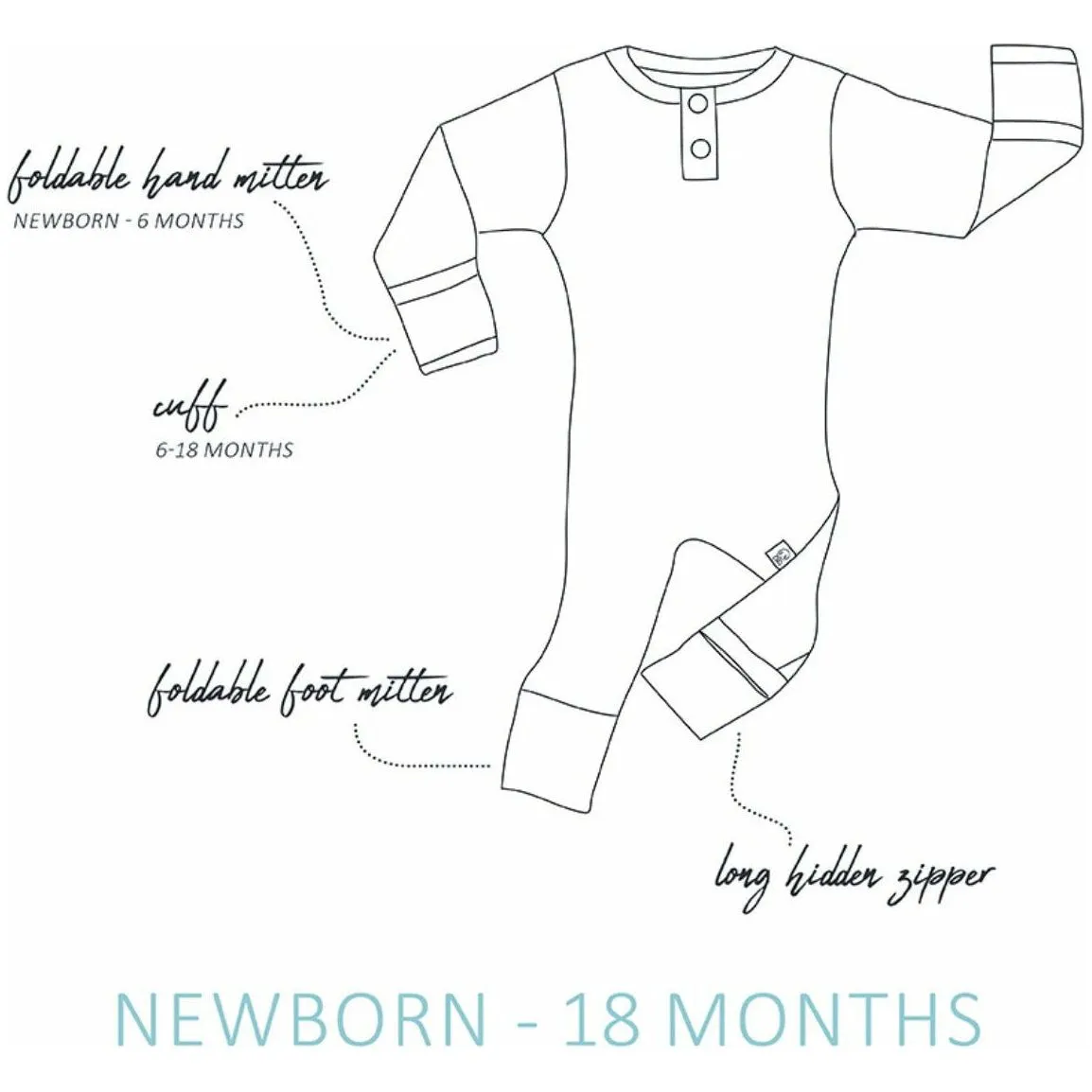 Eucalypt Growsuit Organic Clothing