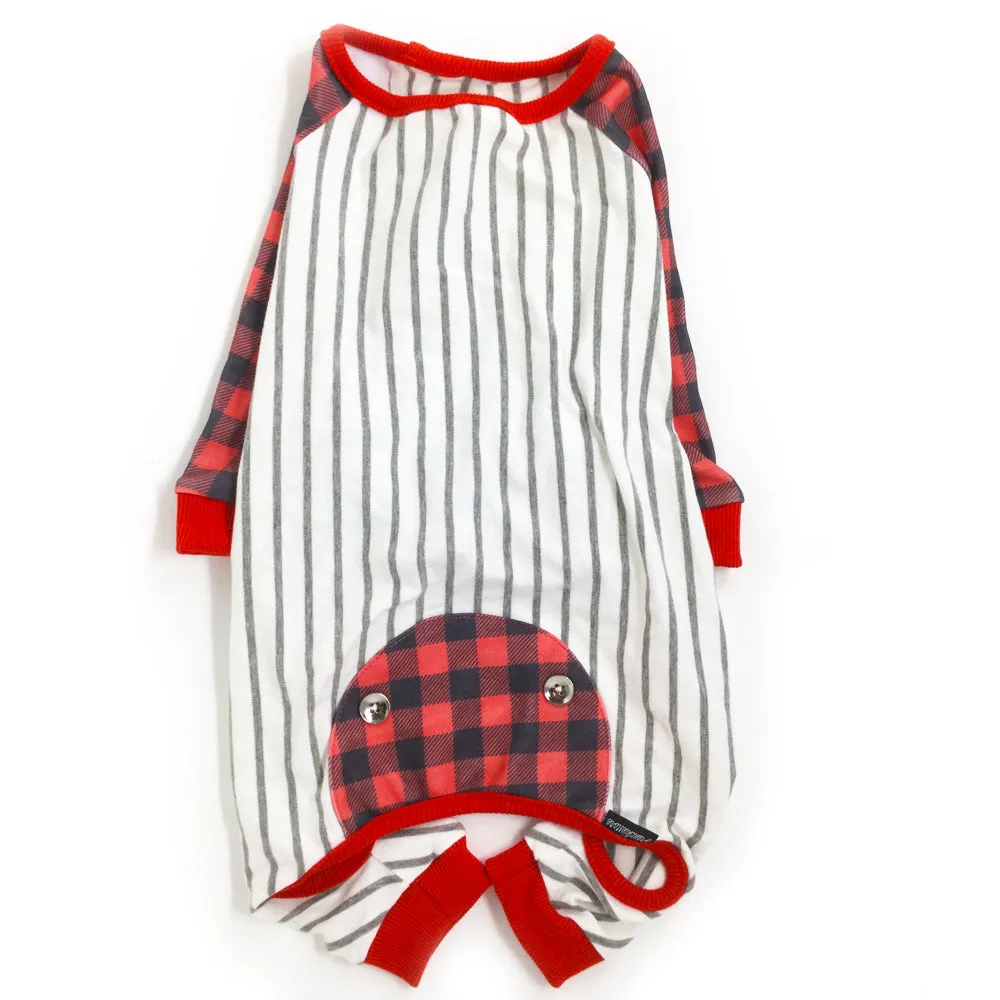 French Bulldog Pajamas | Frenchie Clothing | Buffalo Plaid