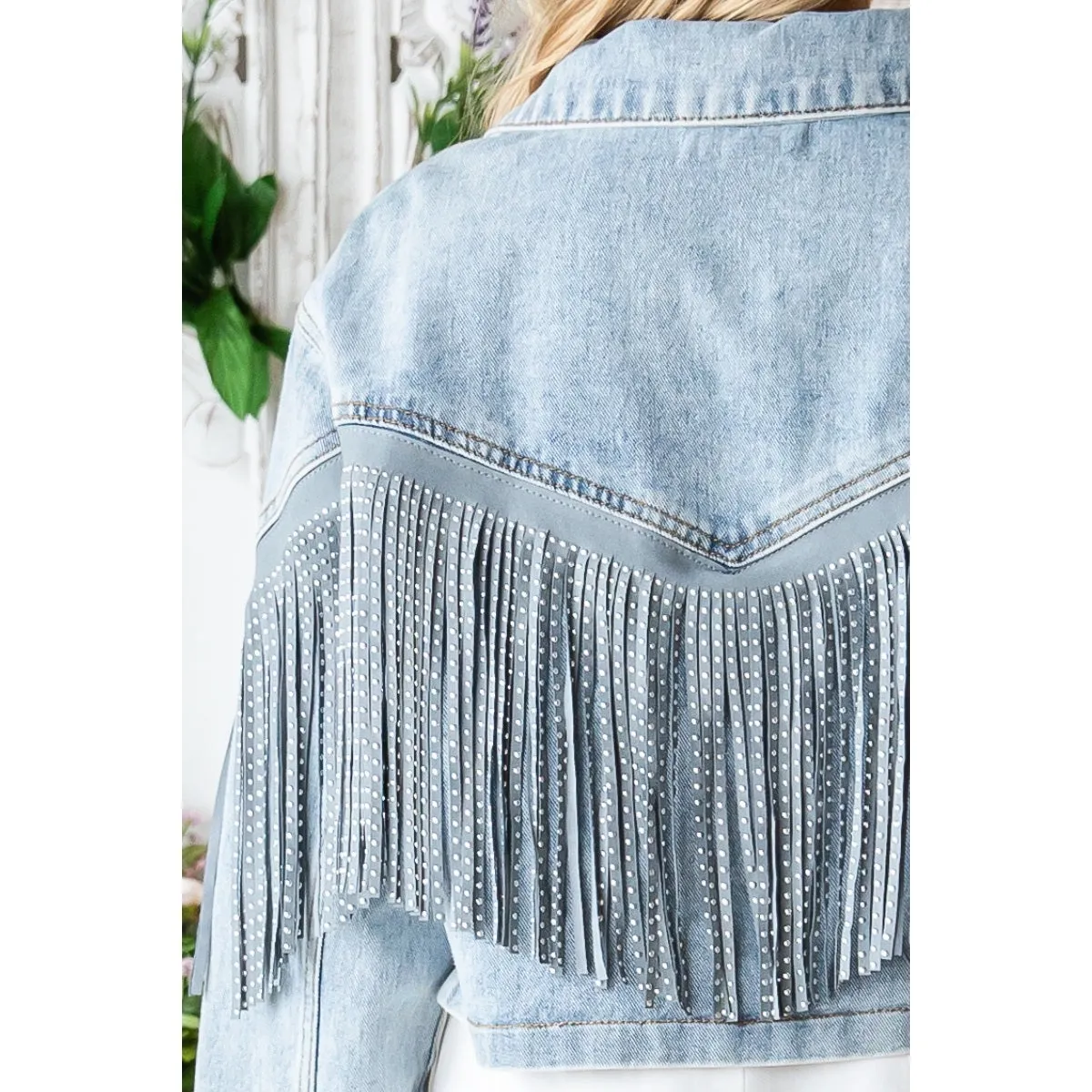 Fringed Denim Jacket