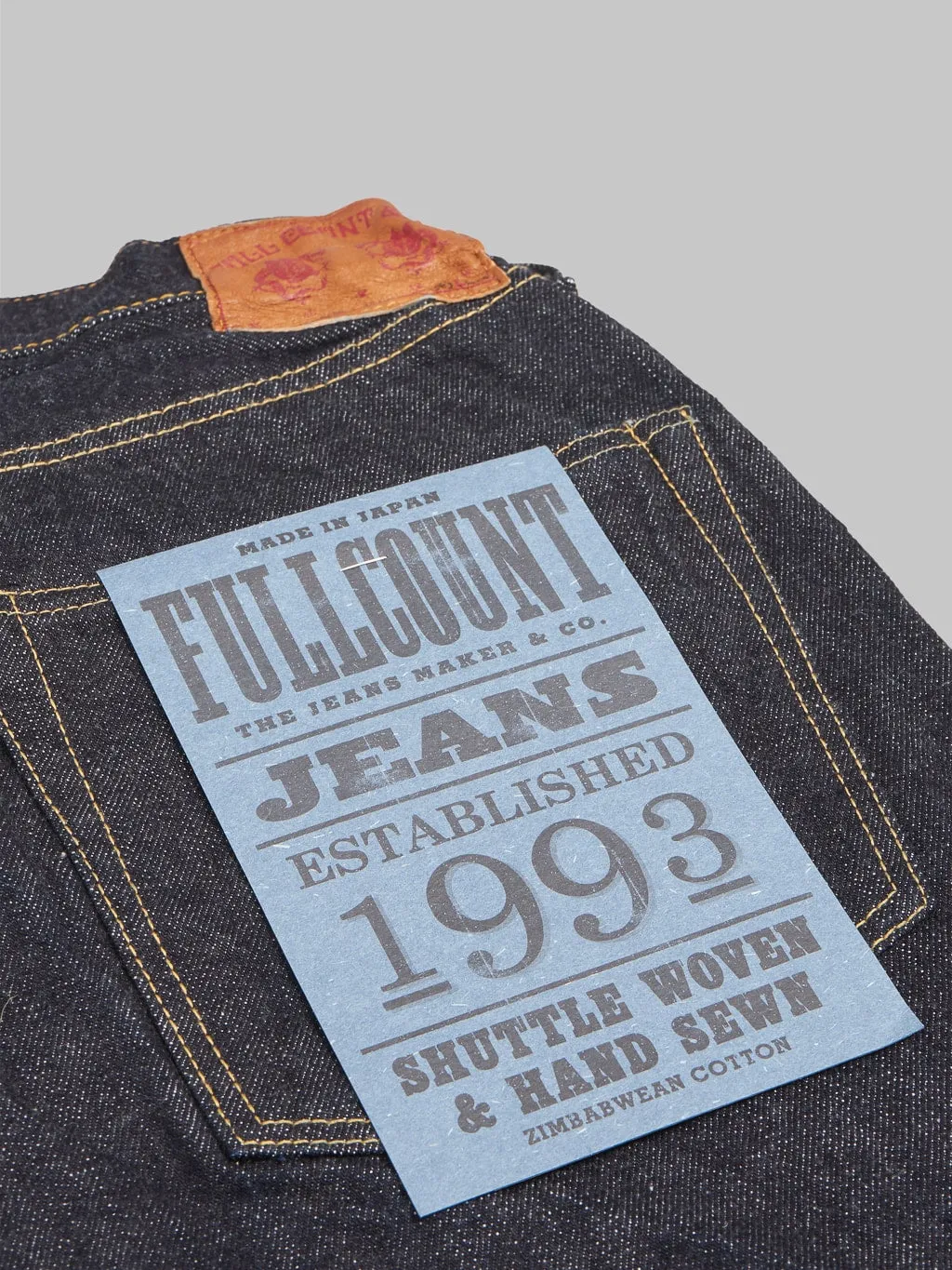 Fullcount 0105XXW 15.5oz Wide Straight Jeans