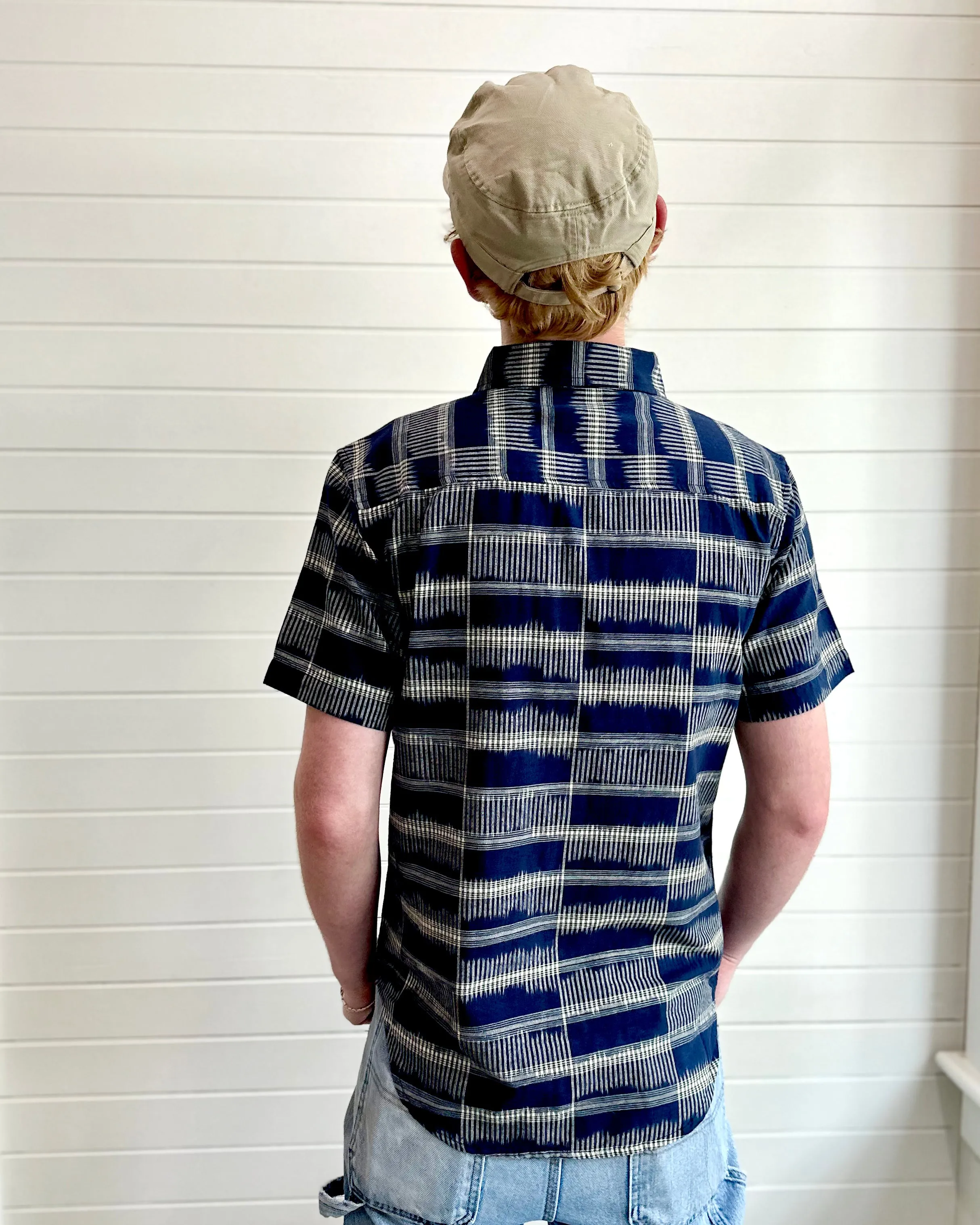 Harbor Slim Shirt- Ikat