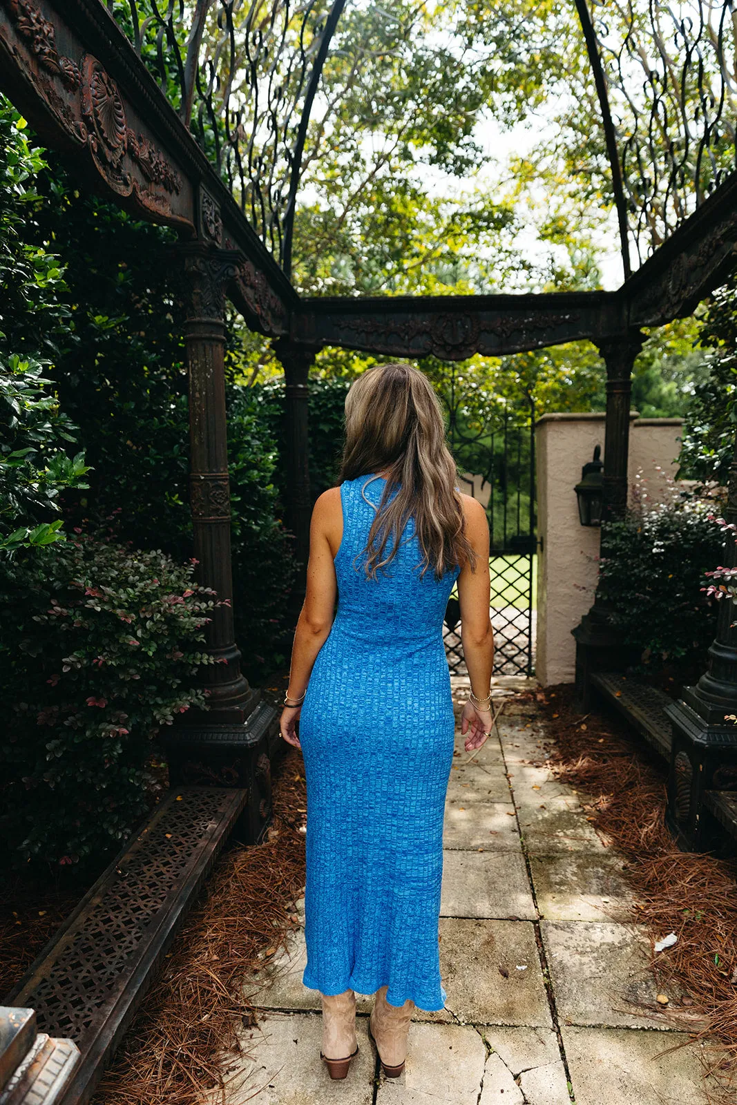 Harper Midi Dress - Sapphire