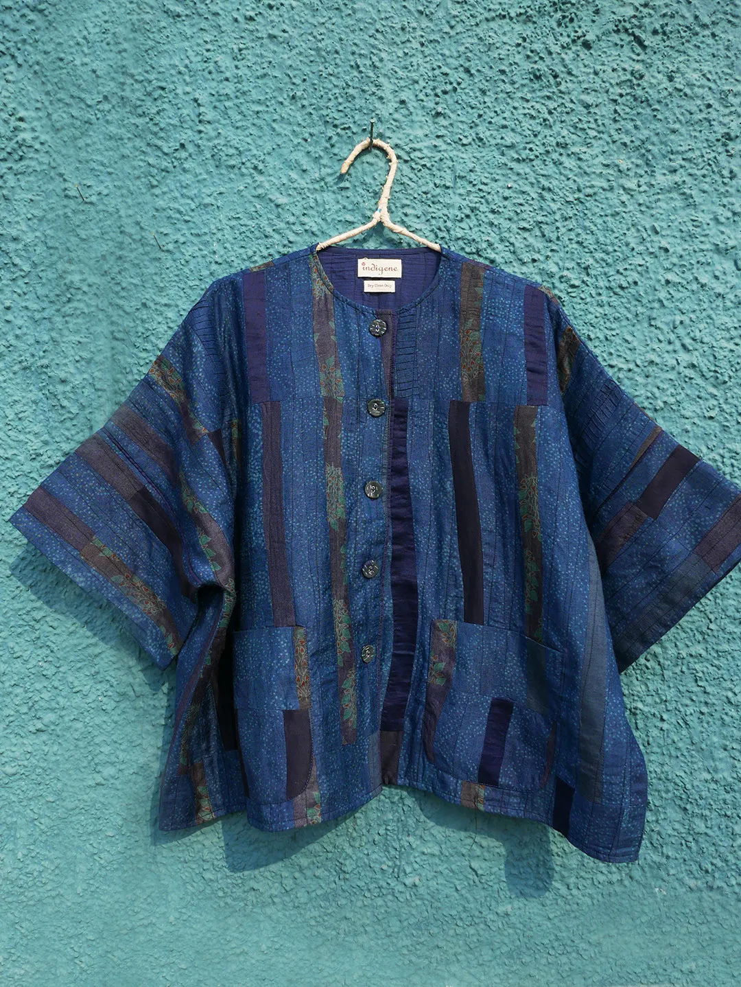 Kyoto Silk Re-purposed Cropped Jacket