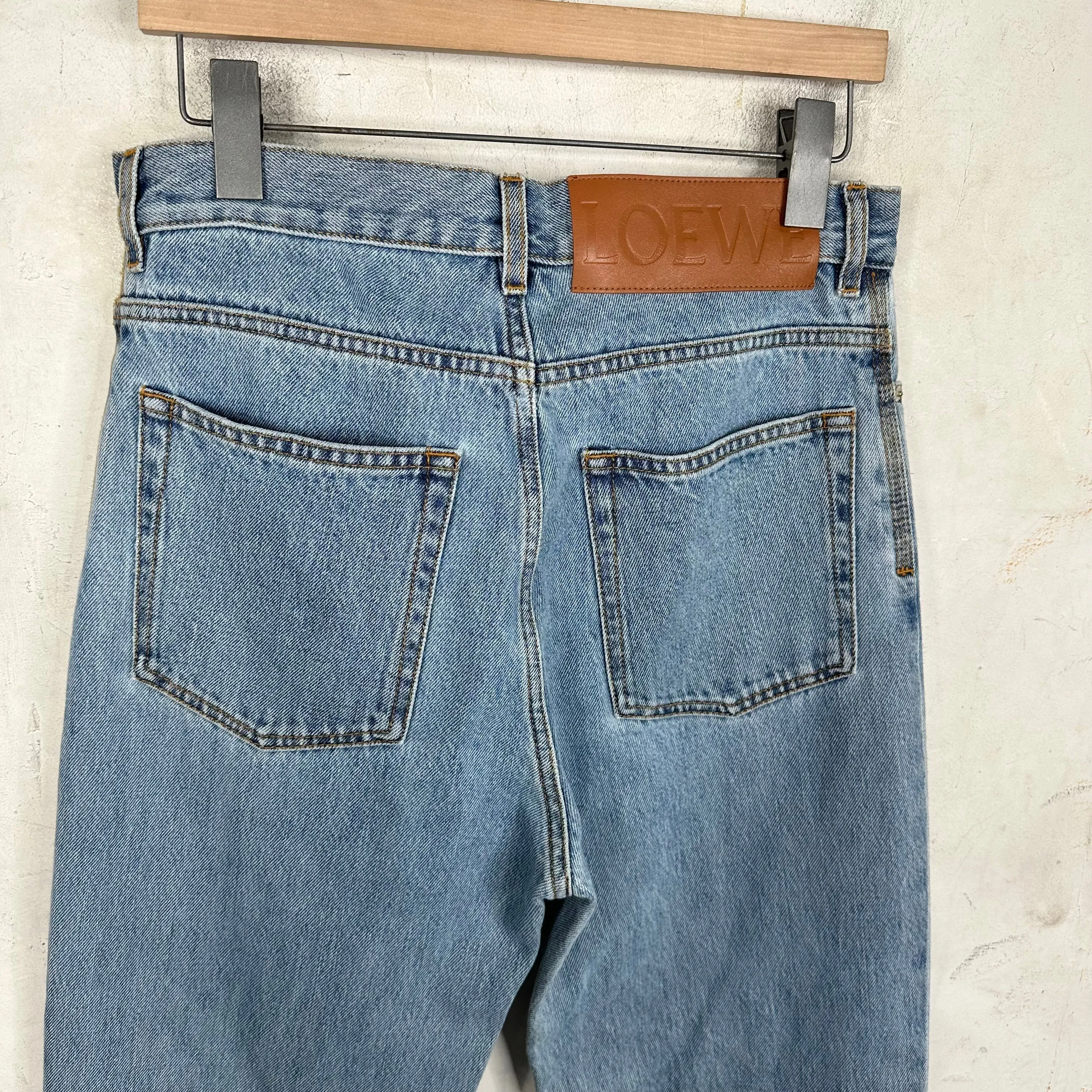 Loewe Rolled Up Bootcut Jeans