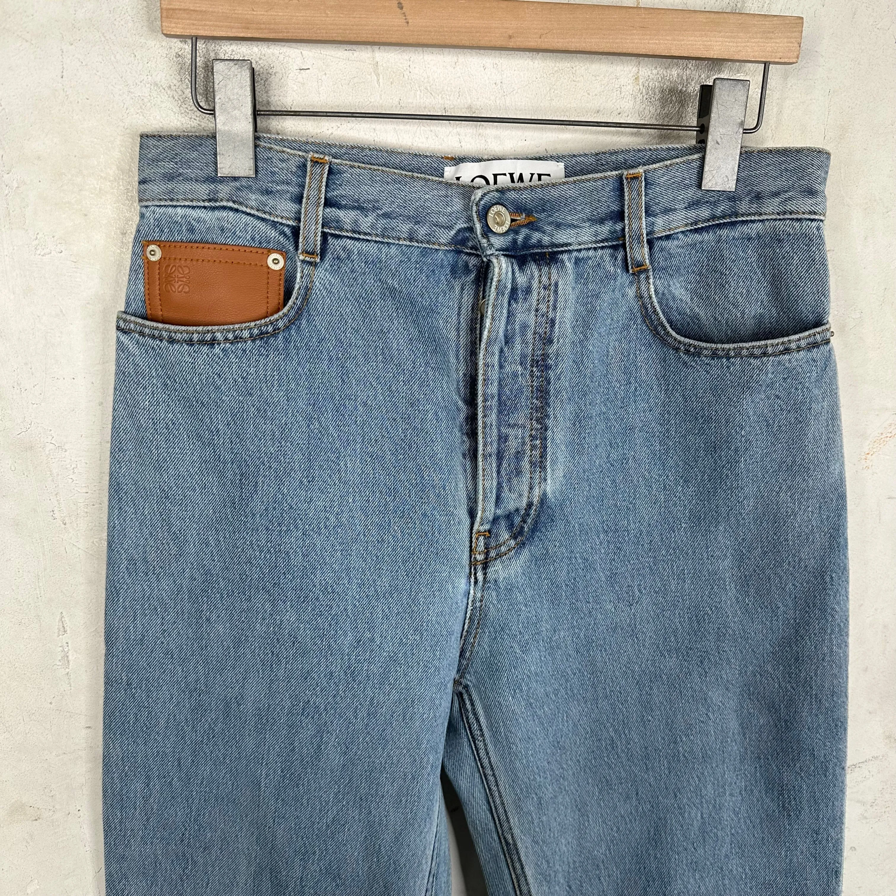 Loewe Rolled Up Bootcut Jeans