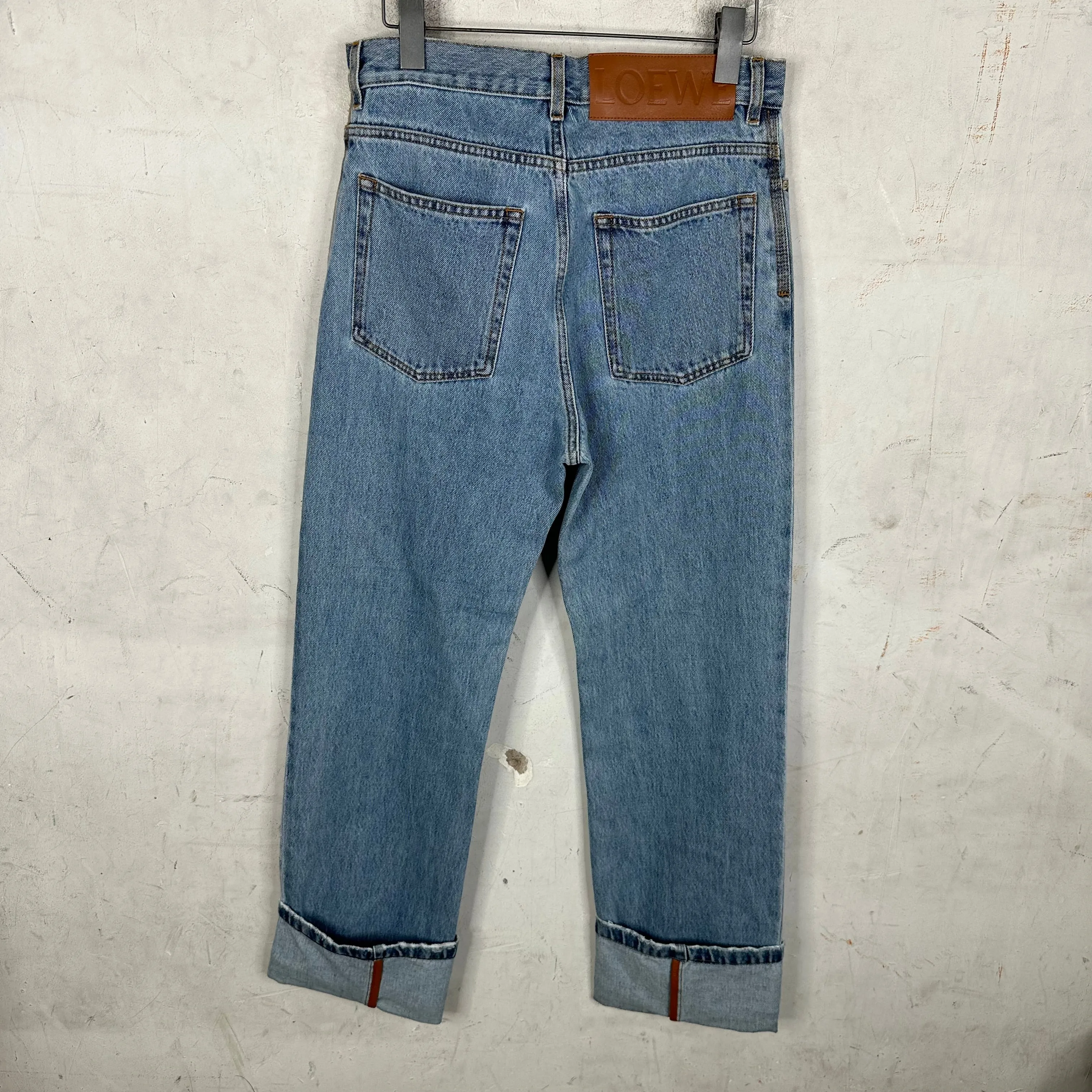 Loewe Rolled Up Bootcut Jeans