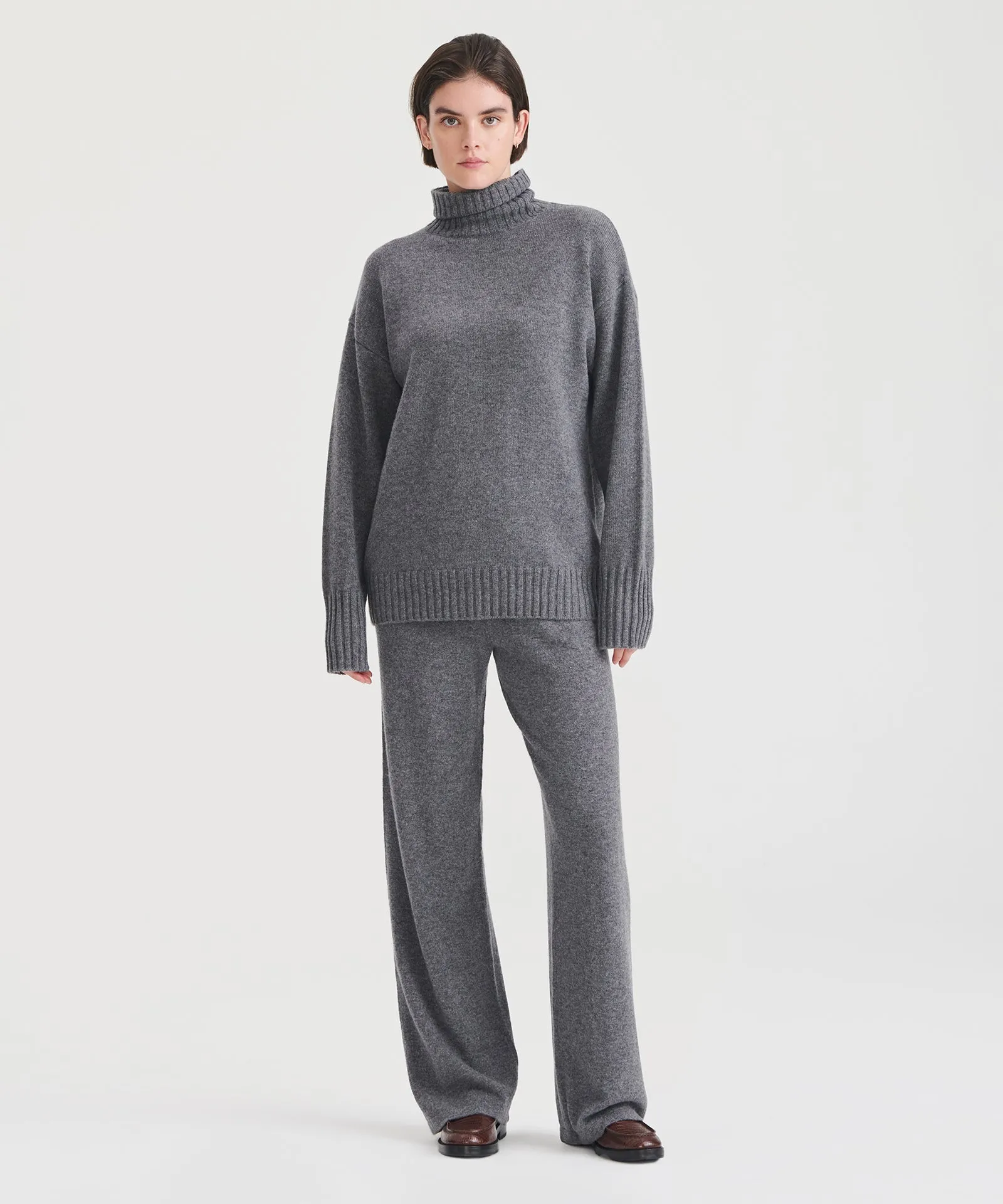 Luxe Cashmere Turtleneck Tunic