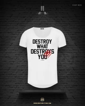 Men's T-shirt "Destroy What Destroys You" MD980