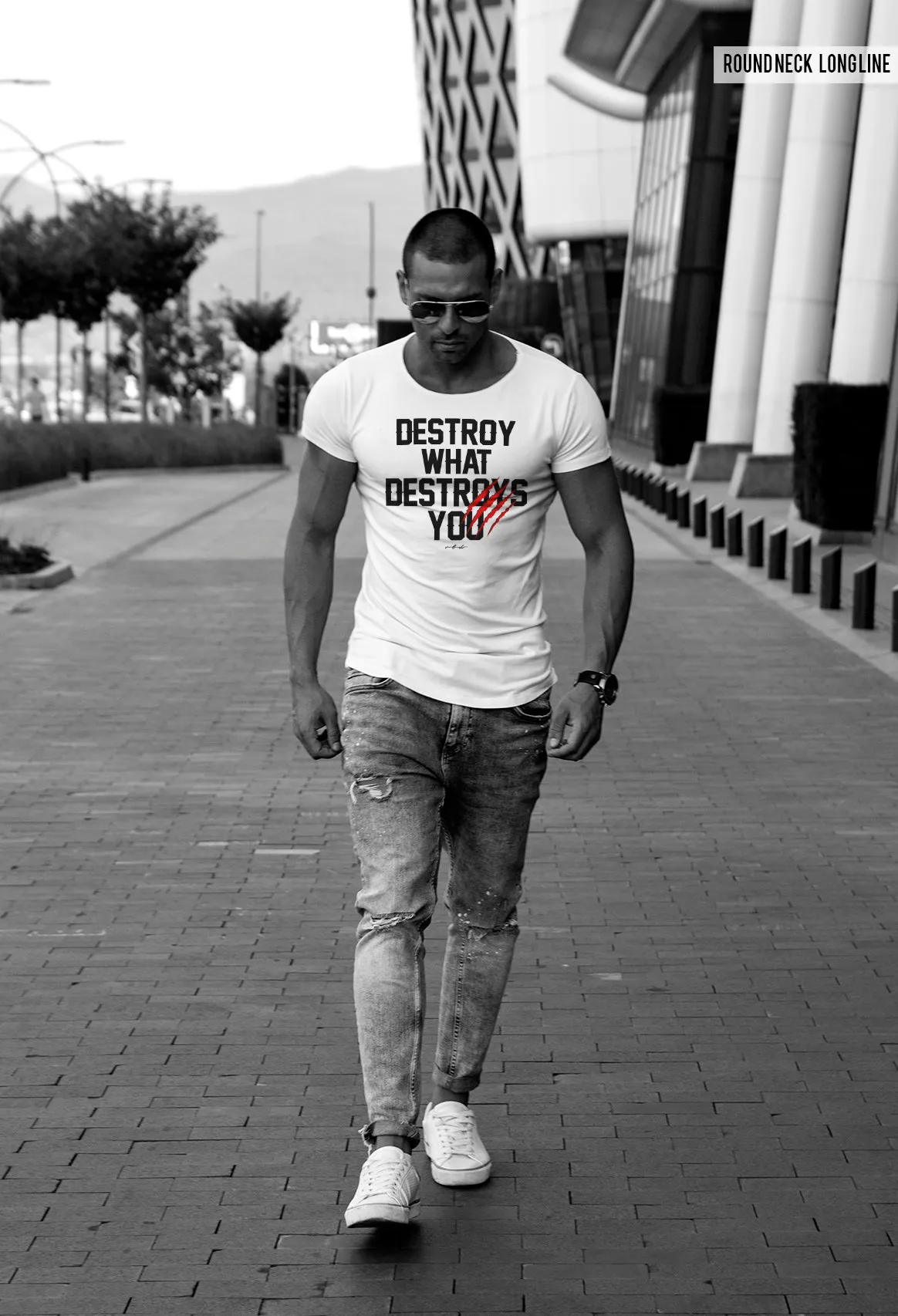 Men's T-shirt "Destroy What Destroys You" MD980