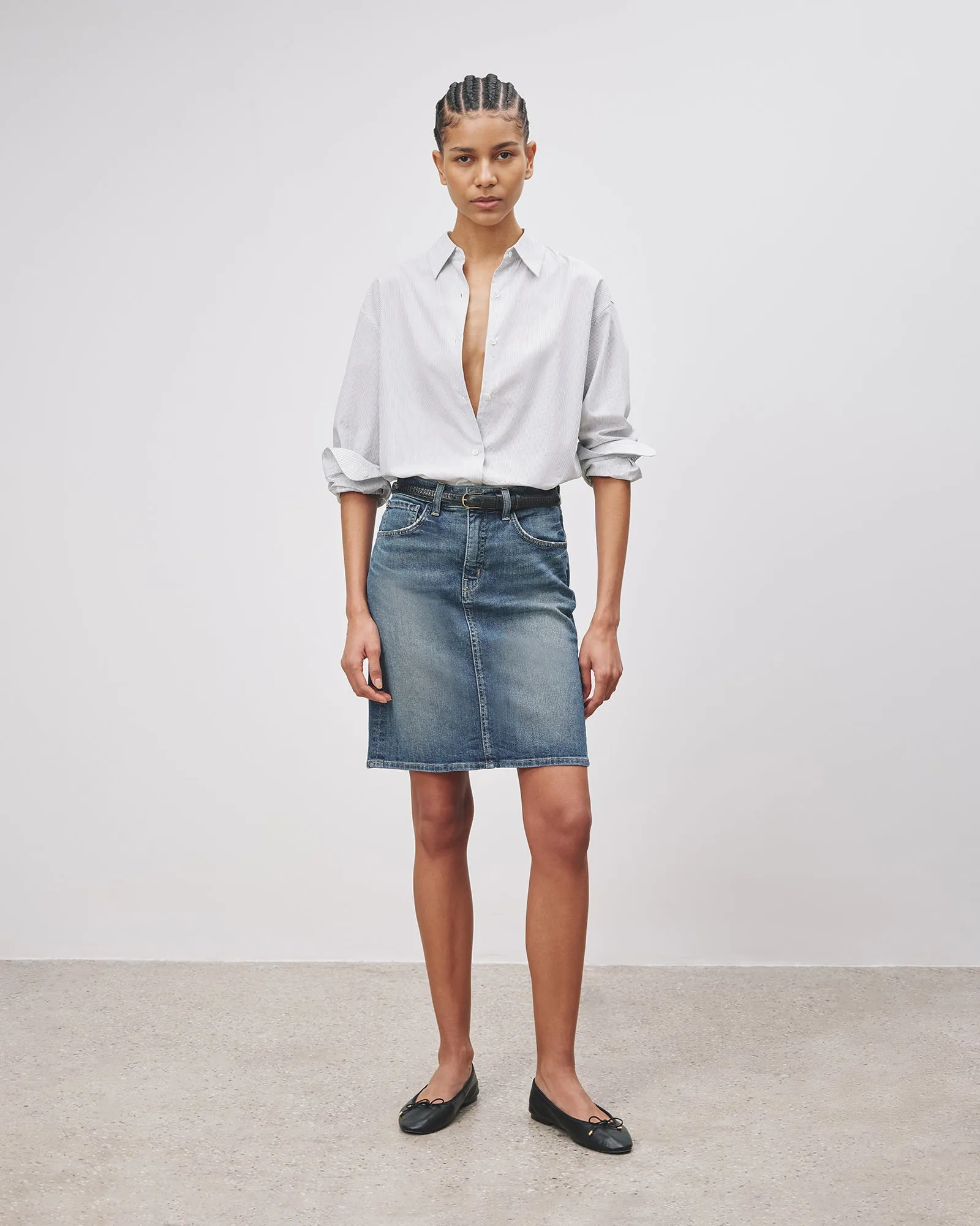 MICAH DENIM SKIRT