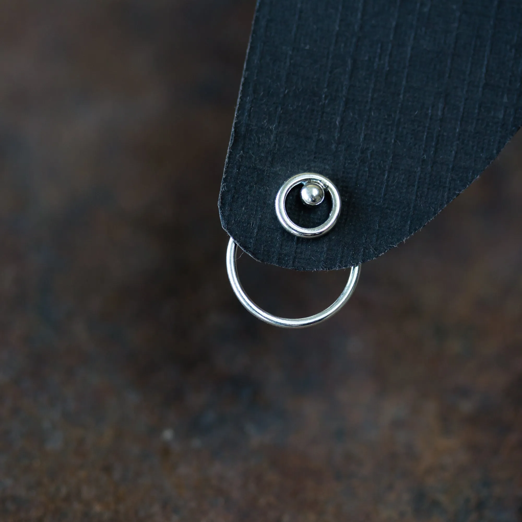 Minimalist Silver Circle Ear Jackets