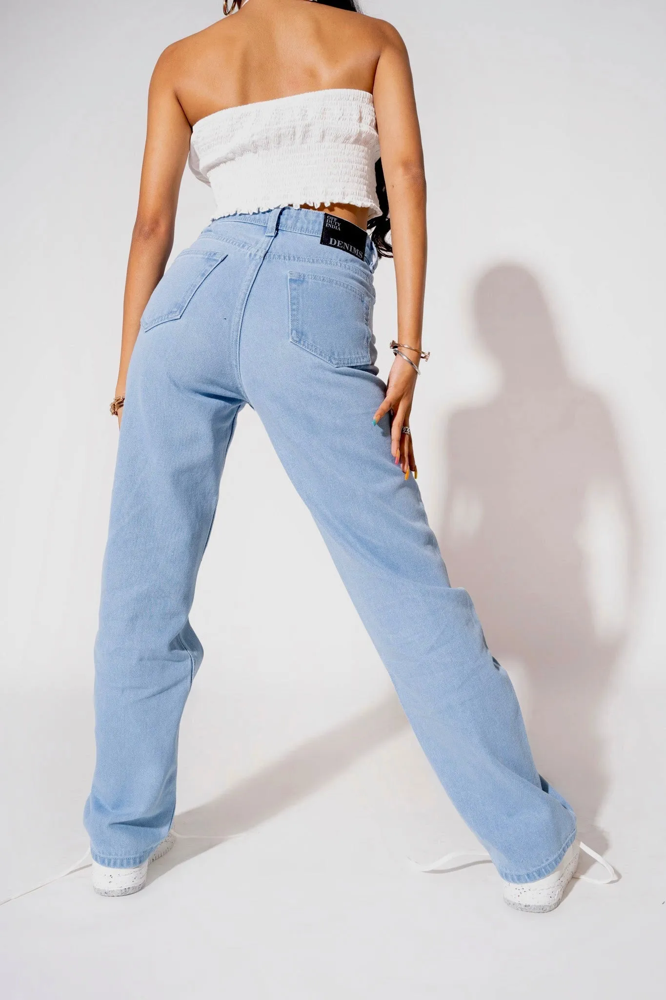 Mom Flare Wide Leg High Rise Jeans