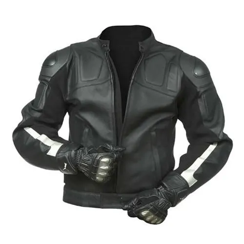 Motorcycle racer jacket with armor protection