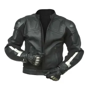 Motorcycle racer jacket with armor protection