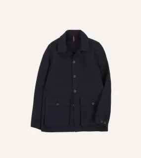 Navy Melton Wool Donkey Chore Jacket