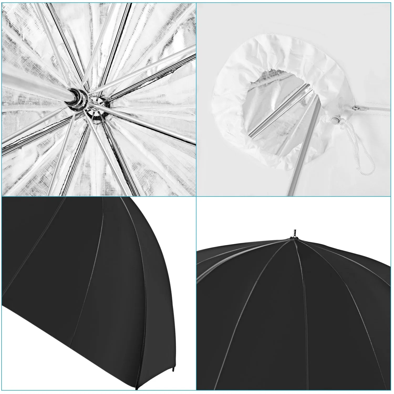 NEEWER 43" Collapsible Reflective Softbox Umbrella