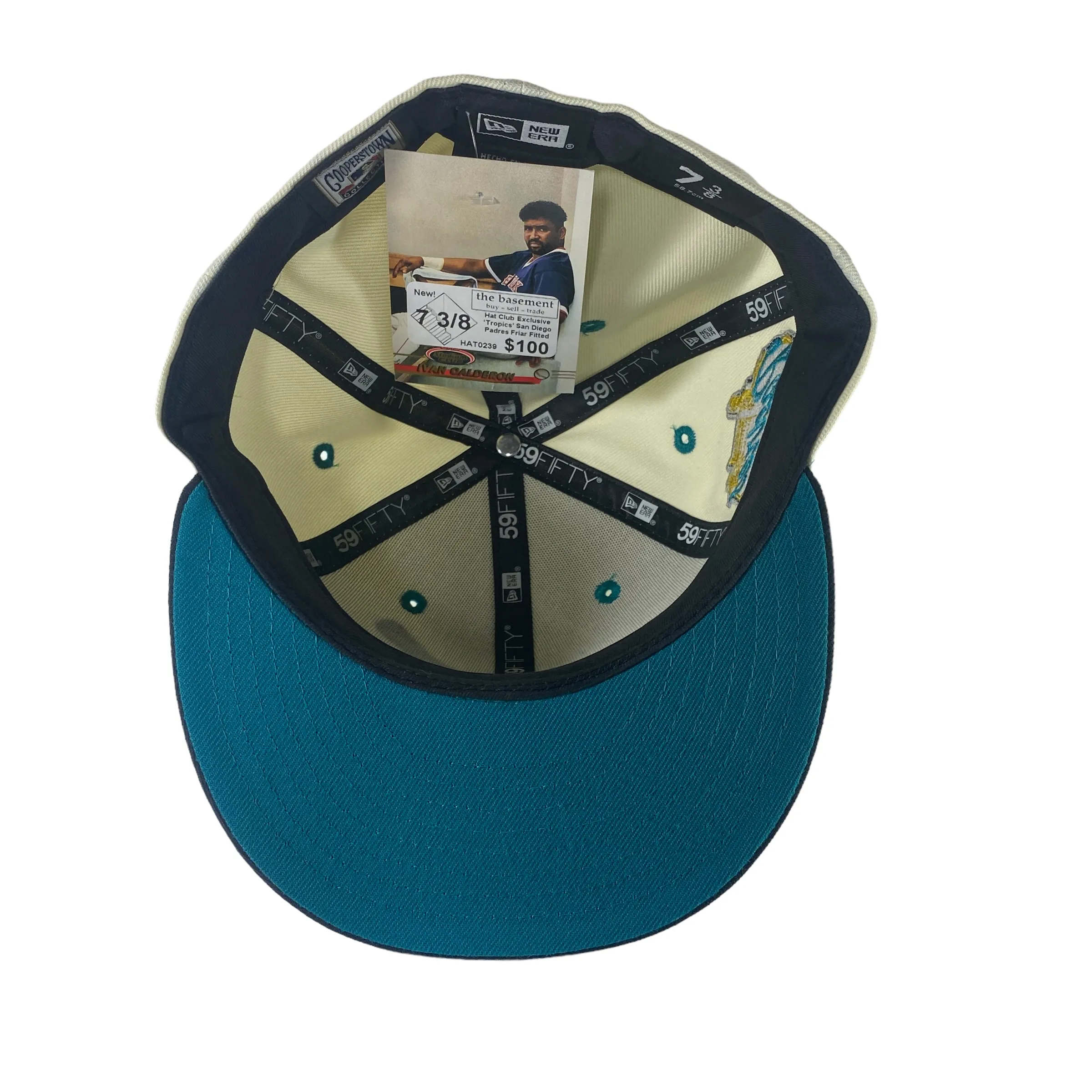 New Era Hat Club San Diego Tropics Friar Fitted Size 7 3/8