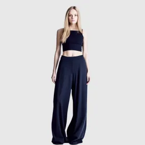 Palazzo pants - organic cotton fleece