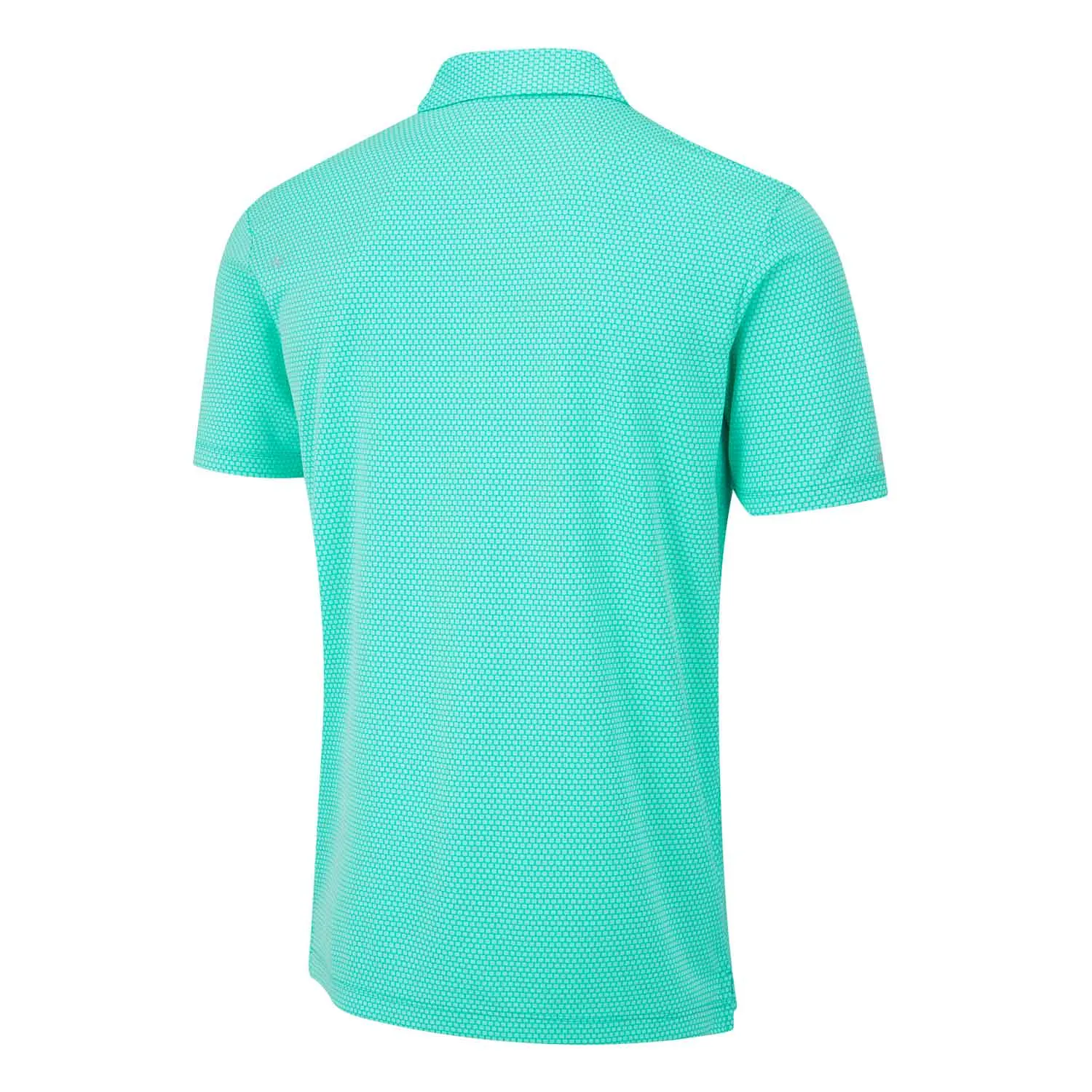 Ping Halcyon Honeycomb Polo Shirt - Aruba Blue Multi