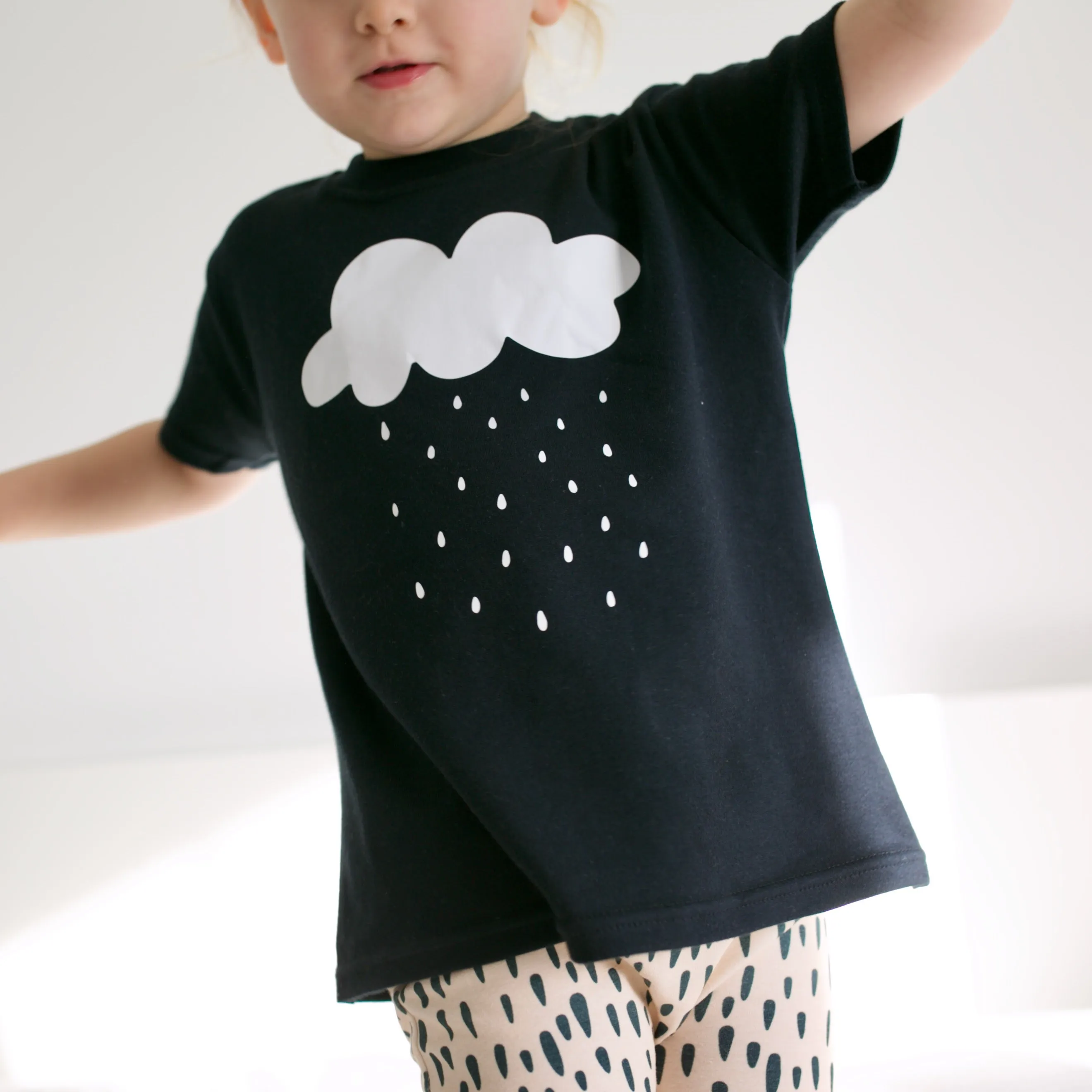 Raincloud print T shirt