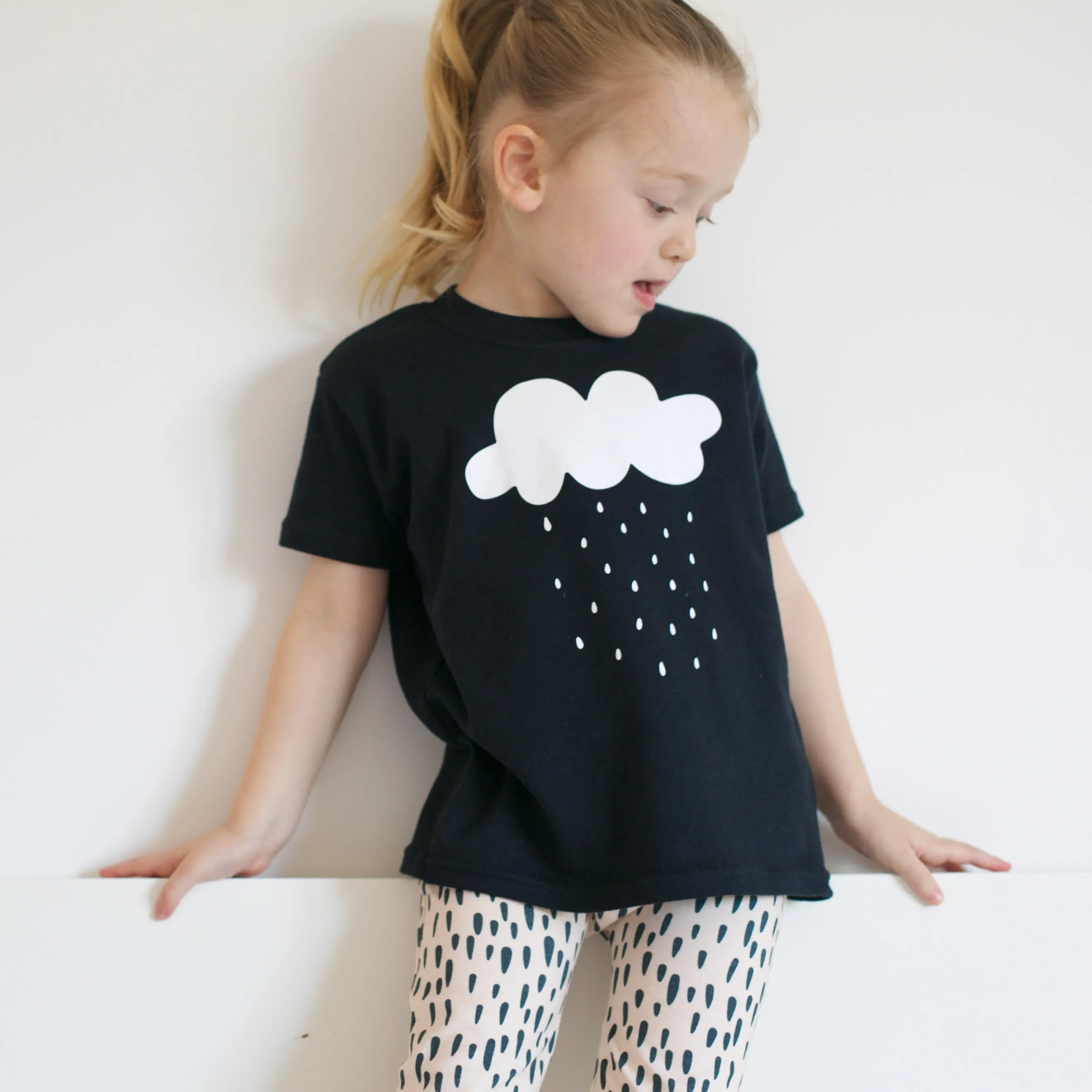 Raincloud print T shirt