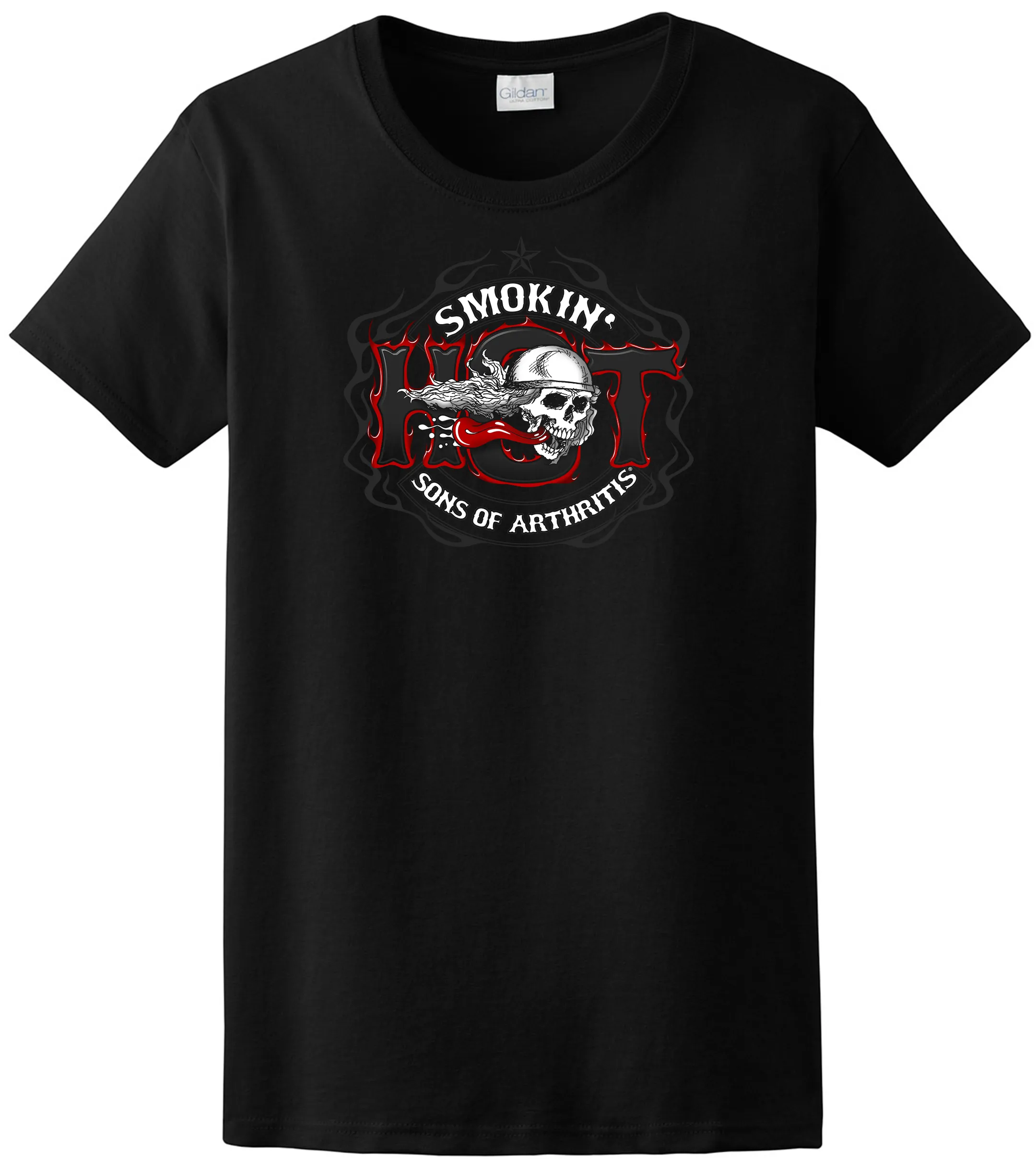 Sons of Arthritis "SMOKIN HOT" WOMENS Tee