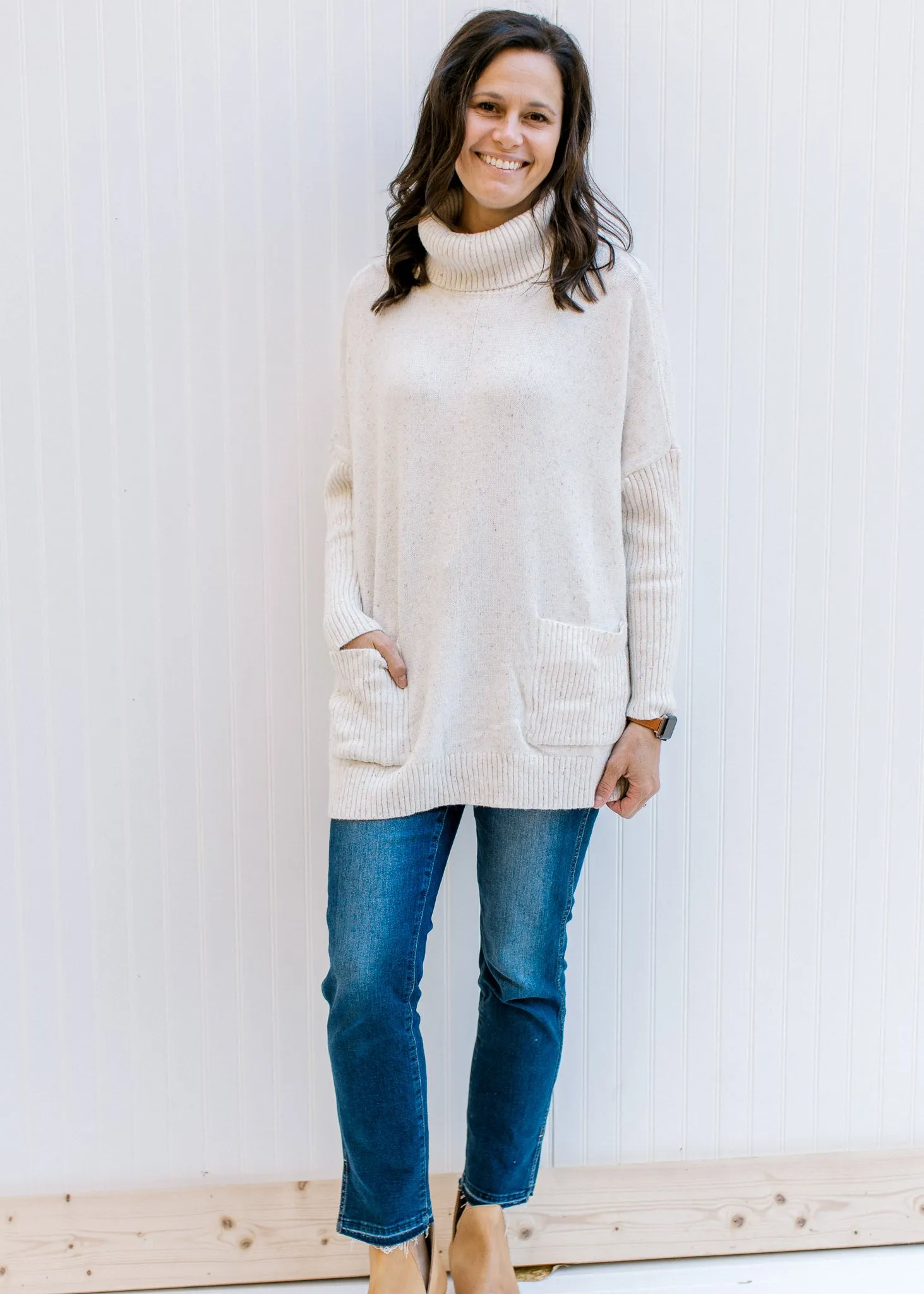 Speckled Ivory Sweater