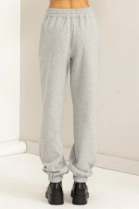 Take High-Waisted Pintuck Sweatpants