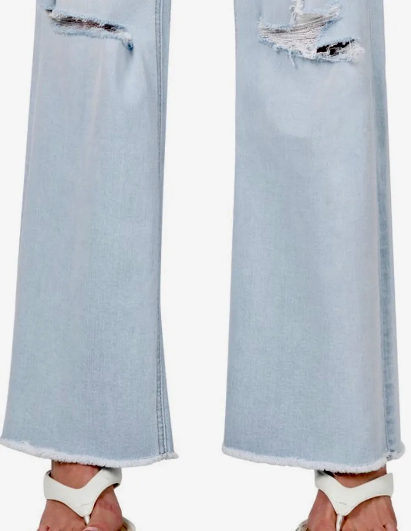 Taymoor wide leg denim