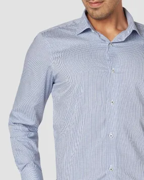 Thomas Mason Blue Brook Wrinkle Resistant Shirt