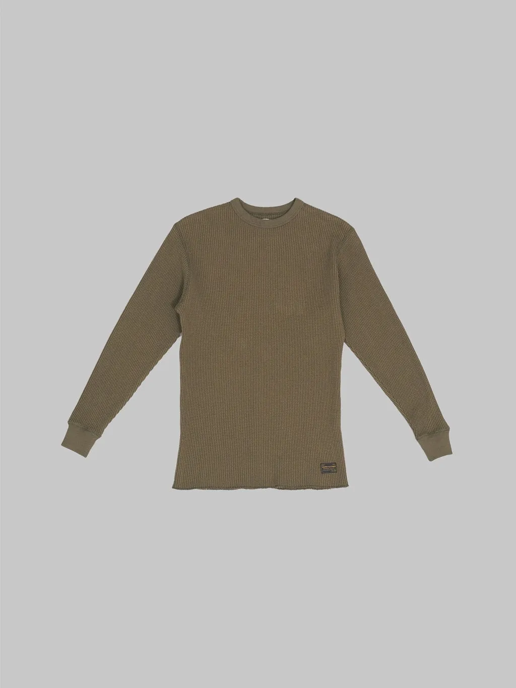 Trophy Clothing Heavy Waffle Mil Long Sleeve Tee Olive