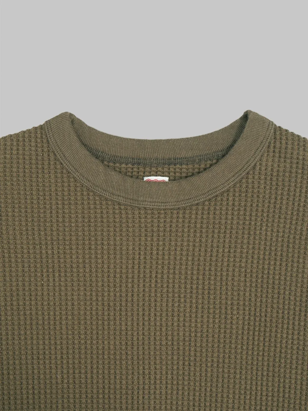 Trophy Clothing Heavy Waffle Mil Long Sleeve Tee Olive