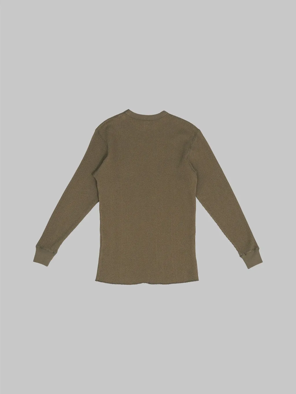 Trophy Clothing Heavy Waffle Mil Long Sleeve Tee Olive