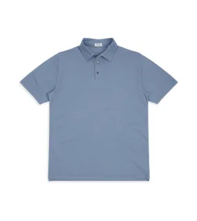 Trunk Moxon Short Sleeve Polo Shirt: Shadow Blue