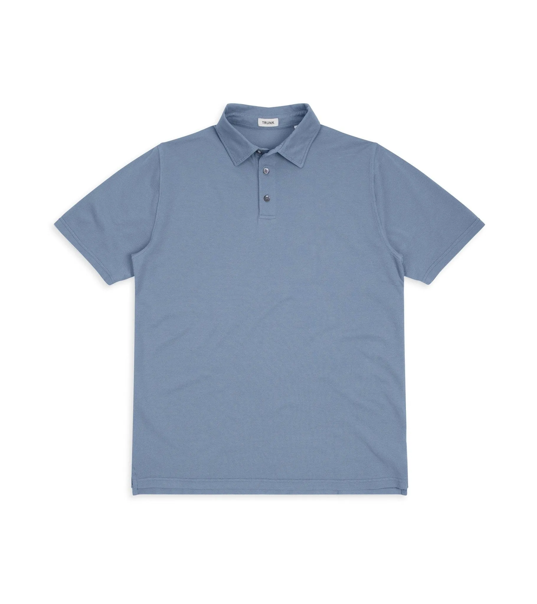 Trunk Moxon Short Sleeve Polo Shirt: Shadow Blue