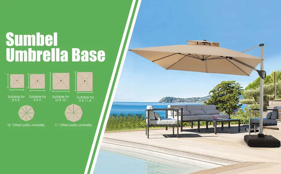 Water Filled Cantilever Umbrella Base