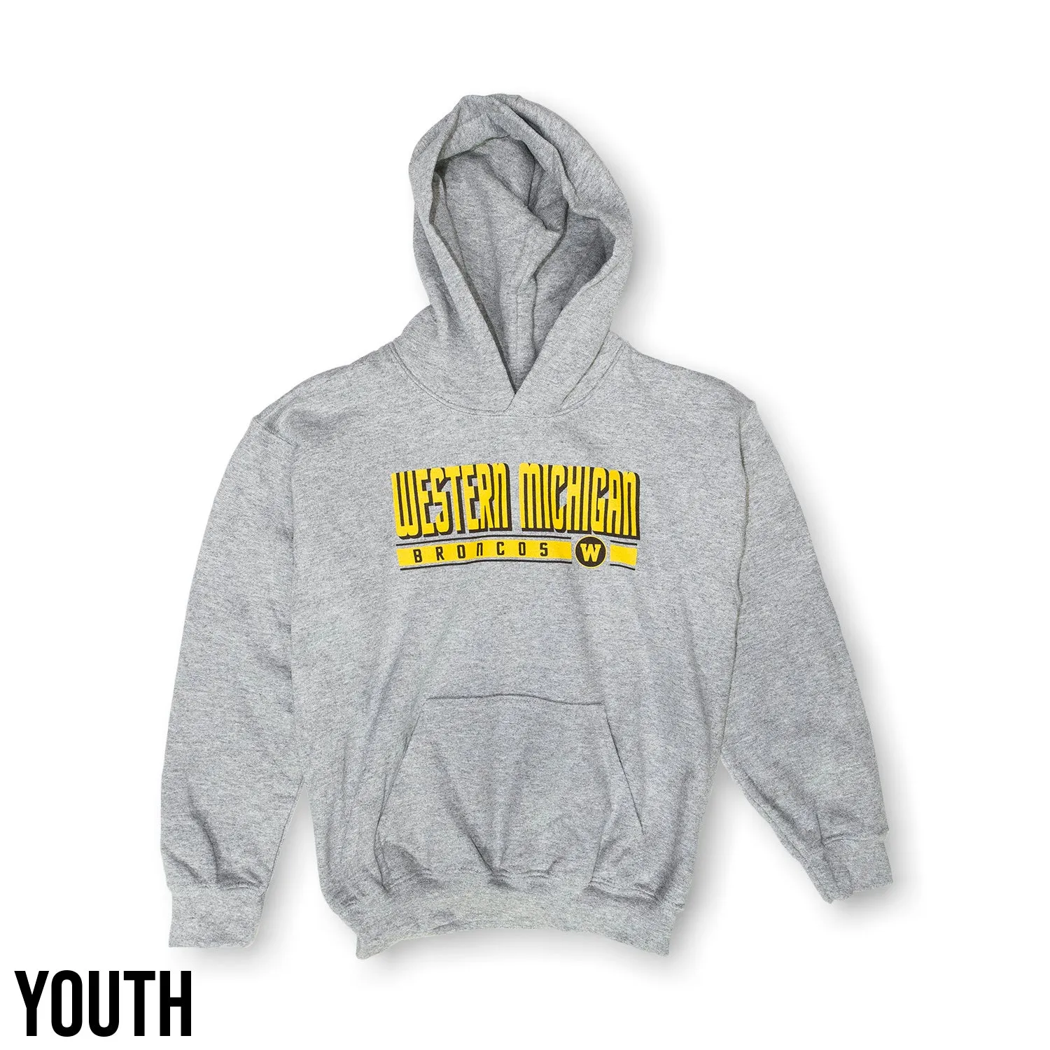 Western Michigan Shadow Youth Hoodie