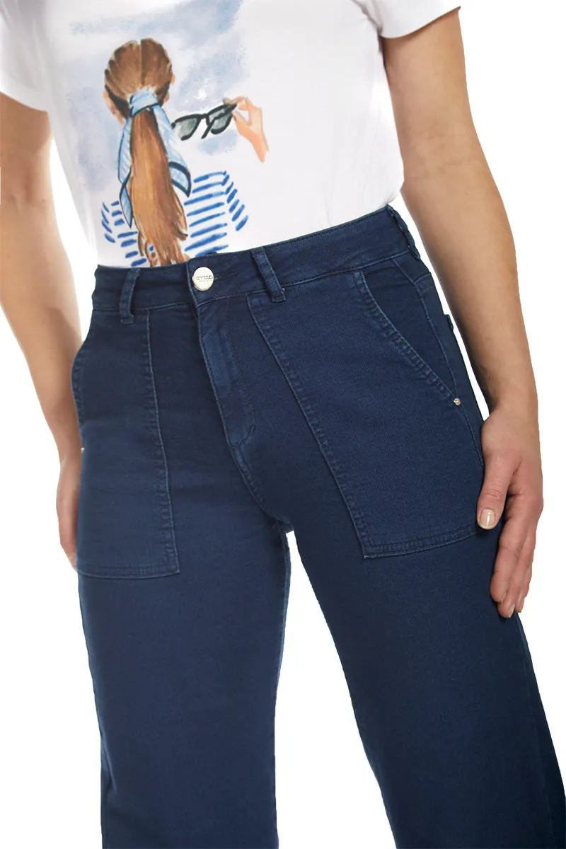 Wide Leg Jeans   4536